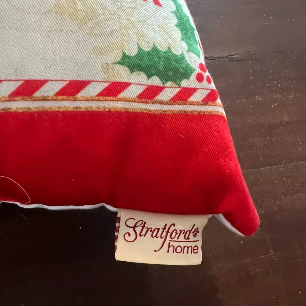Recipe For Jolly Holiday Pillow - Red, Green, and White